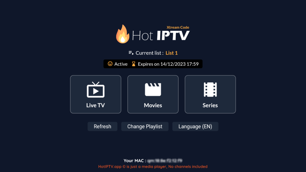 Set up IPTV on Smart TV